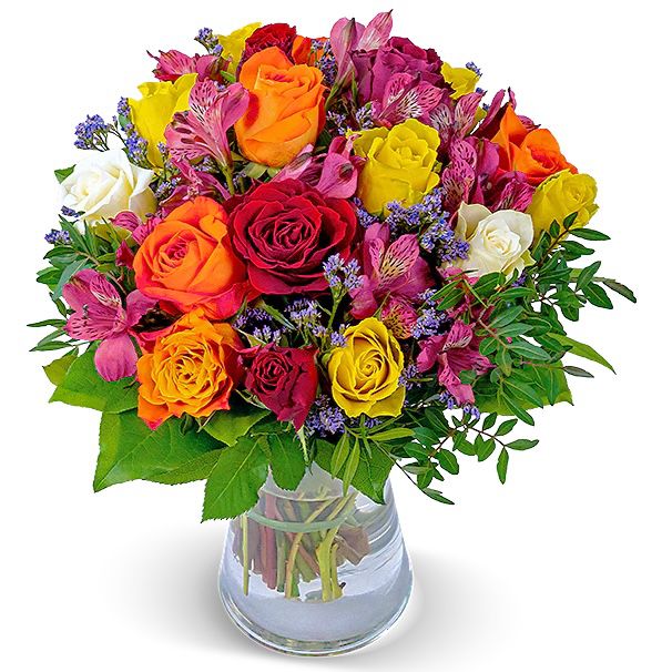 Valentinstag: 17% Rabatt auf Blumensträuße   z.B. Rosenstrauß Farbwunder für 30€ (statt 36€)