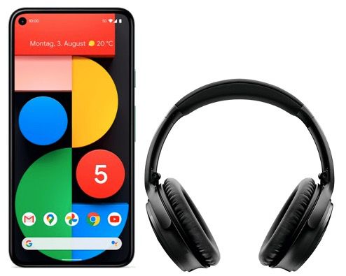 Google Pixel 5 + Bose QC 35 II für 99€ mit Telekom Allnet Flat inkl. 10GB LTE für 29,99€