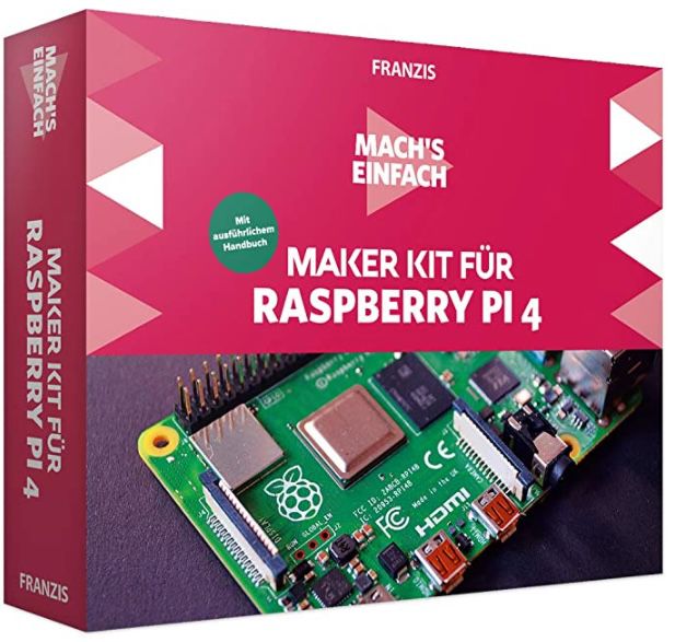 Franzis Maker Kit für Raspberry Pi 4 für 24,95€ (statt 31€)