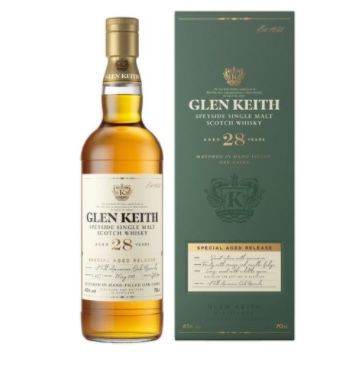 Glen Keith 28 Jahre Speyside Single Malt 0,7 Liter für 401,31€ (statt 490€)