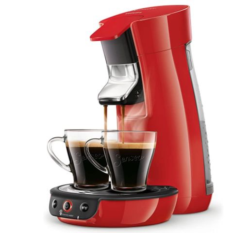 Philips Senseo HD6563/80 Viva Café Kaffeepadmaschine in Rot für 40,99€ (statt 57€)
