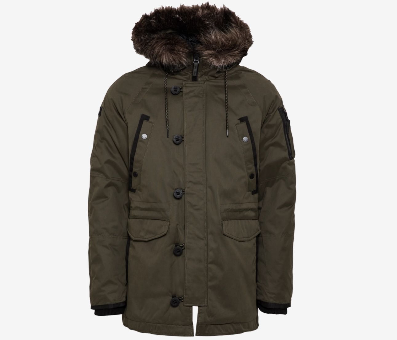 Superdry SDX Parka in Regular Fit mit Kunstfellbesatz für 87€ (statt 100€)