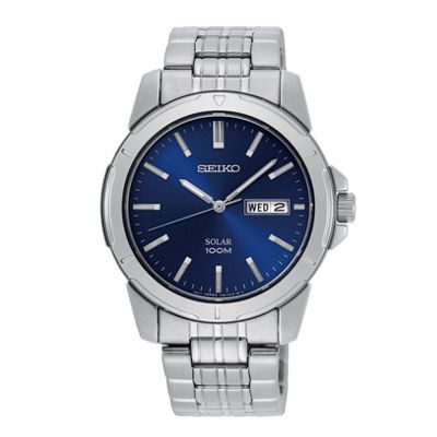 SEIKO Solar Herren Uhr SNE501P1 41mm aus Edelstahl für 130,26€ (statt 199€)