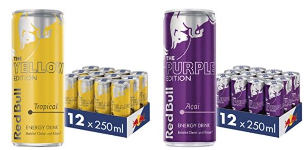 60er Pack Red Bull Tropical & Acai Beere für 40,46€ + 15€ Pfand   nur 0,67€ pro Dose