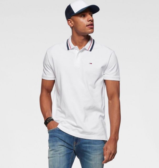 🔥 Tommy Jeans Classics Tipped Stretch Poloshirt ab 24,92€ (statt 59€)