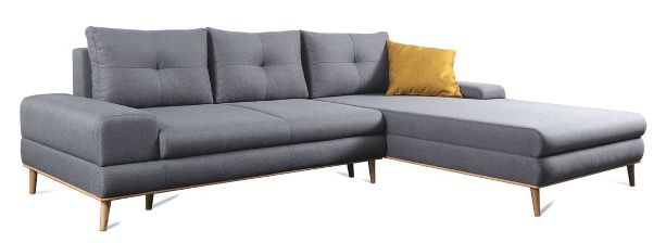 Phill Hill Ecksofa KIMI mit Stoff Anthrazit 315x212cm für 713,25€ (statt 938€)