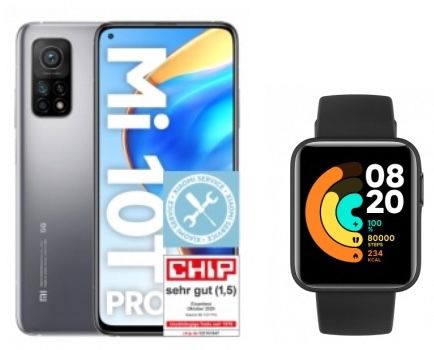 Xiaomi Mi 10T Pro 128GB + Mi Watch Lite für 149€ + Vodafone Allnet Flat mit 5GB LTE für 14,99€ mtl.