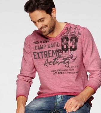 OTTO: Mindestens 20% Rabatt auf Camp David + 20% Gutschein   z.B. Print Shirt mit Rundhals ab 14,39€ (statt 25€)