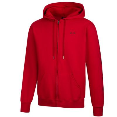 Oakley Logo Herren Kapuzen Sweatjacke in Rot oder Schwarz für 26,94€ (statt 40€)   S & M