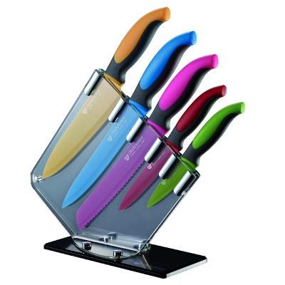 Gräwe Messerblock Cleancitchen in Bunt 6 teilig für 28,98€ (statt 44€)