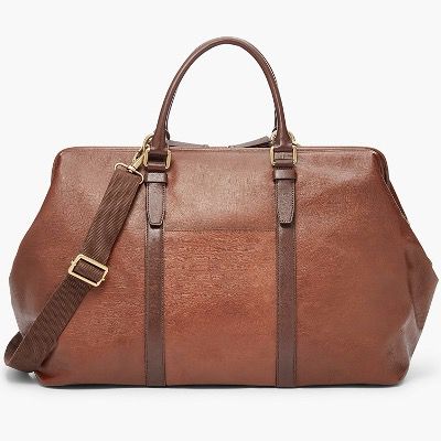 FOSSIL Herren Tasche Even Duffle Bag aus Leder in Braun für 119,70€ (statt 263€)