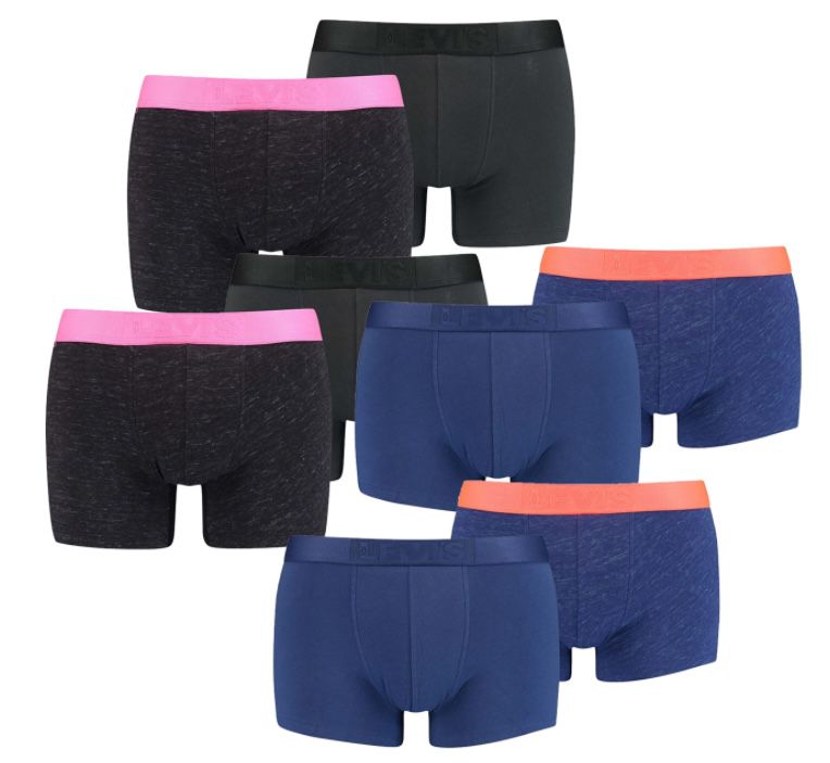 8er Pack Levis Brief Injected Slub Neon Boxershorts für 36,99€ (statt 47€)