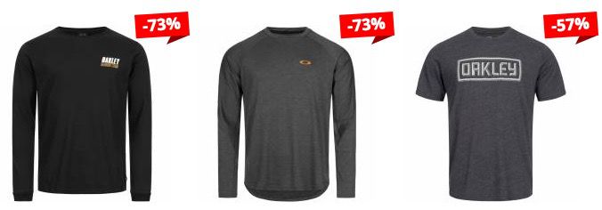 Oakley Sale bei SportSpar   z.B Oakley 50 Herren T Shirt ab 13,99€ (statt 23€)