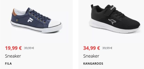 Deichmann Sale + 50% Rabatt auf das zweite Paar + keine Versandkosten