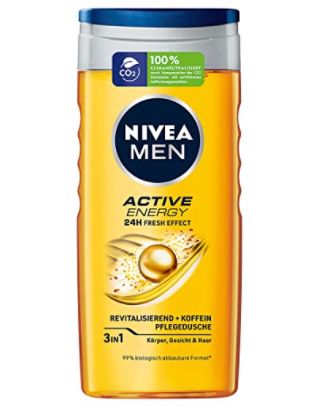 5x Nivea Men Fresh Ocean oder Active Energy Pflegedusche 250ml ab 5,42€ (statt 8€)   Prime Sparabo