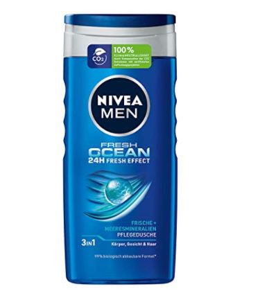 5x Nivea Men Fresh Ocean oder Active Energy Pflegedusche 250ml ab 5,42€ (statt 8€)   Prime Sparabo