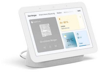 Google Nest Hub 2. Generation + gratis Google Nest mini für 68,95€ (statt 101€) + 6 Monate Spotify Premium