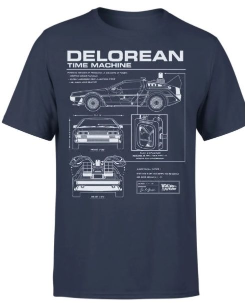 Zurück in die Zukunft DeLorean T Shirt + Tasse für 11,99€ (statt 20€)