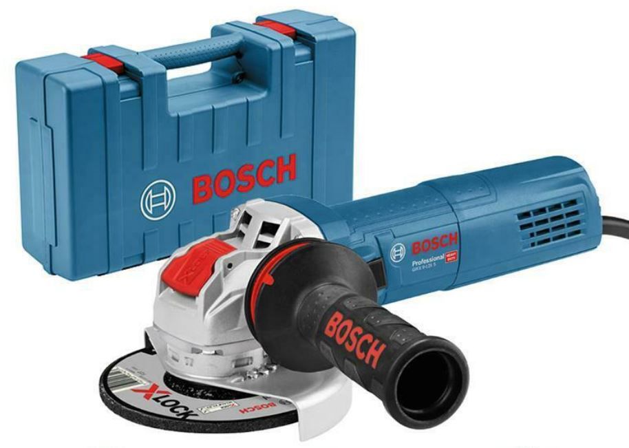 Bosch Professional GWX 9 125 S Winkelschleifer  + 3 X LOCK Trennscheiben + Koffer für 99,99€ (statt 135€)