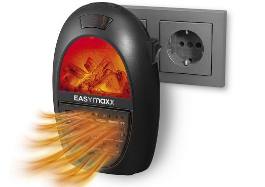 EASYmaxx elektrische Mini Heizung mit Kamin Optik für 21,89€ (statt 27€)
