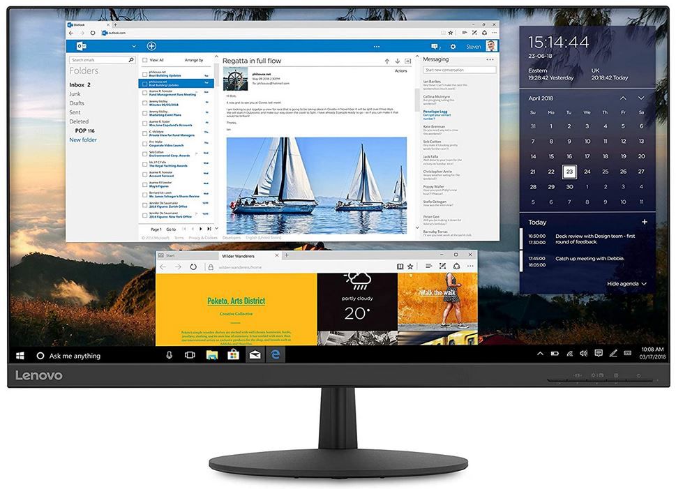 Lenovo L27q 30  27 Zoll QHD Monitor 75Hz für 179€ (statt 237€) Prime