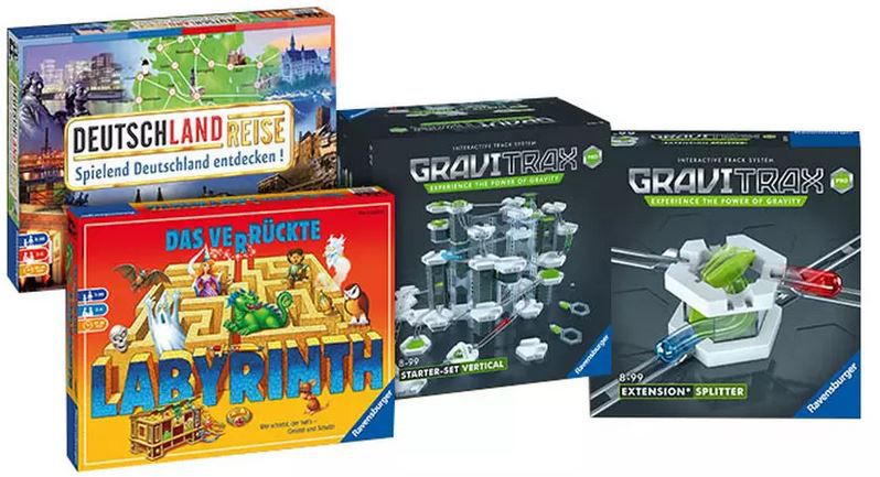 Ravensburger Gutscheine für Spiele, Puzzles und mehr: z.B. 60€ Gutschein für 39,95€