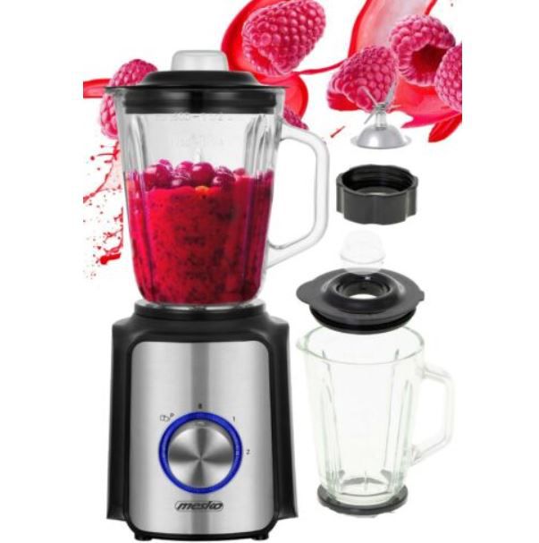 Mesko MS 4080 Edelstahl Standmixer 1.200W Glas für 39,90€ (statt 49€)