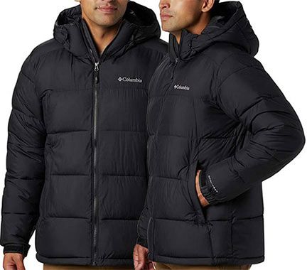 Columbia Jacke Pike Lake Hooded in Schwarz für 55,30€ (statt 95€)