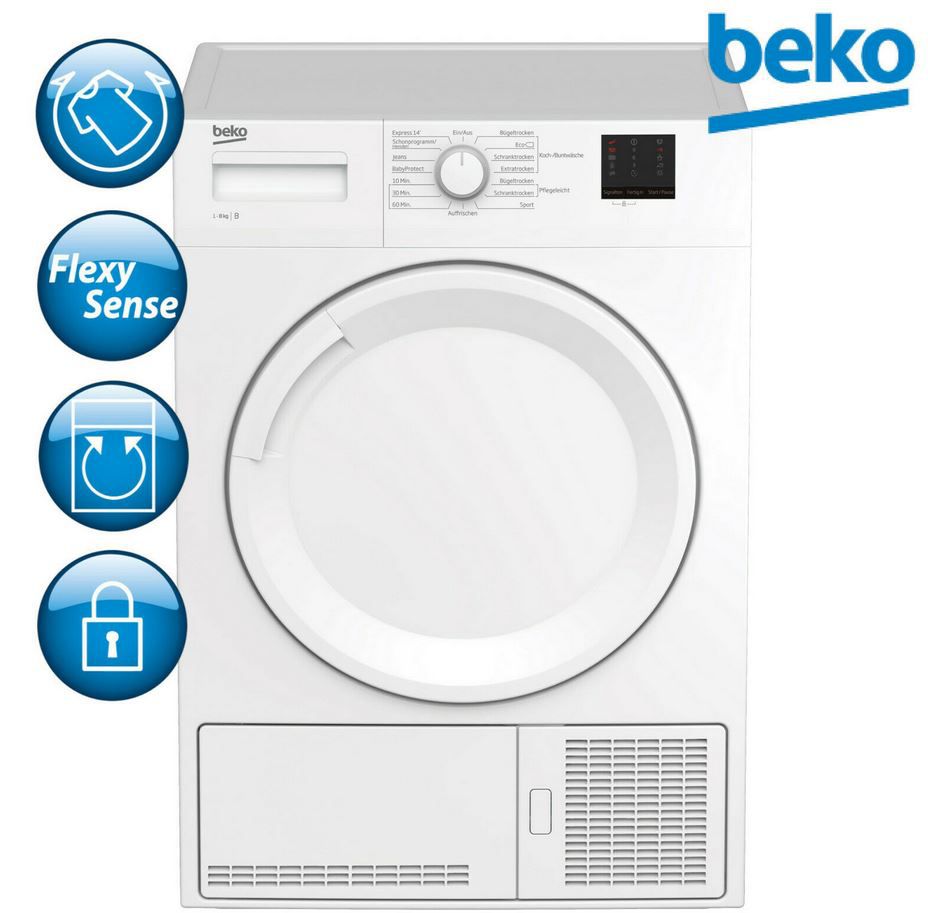 Beko DCU 8230 N Kondenstrockner 8kg für 333,90€ (statt 359€)