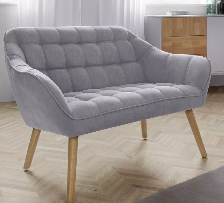 Zweisitzer Sofa Monique mit Holzfüßen für 174,30€ (statt 249€)
