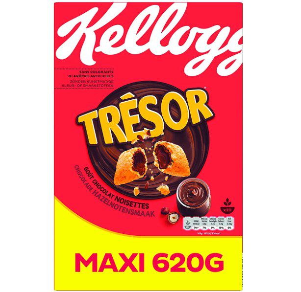 Maxi Pack 620g Kelloggs Tresor Choco Nut ab 4,20€ (statt ~5,20€)   Prime Spar Abo