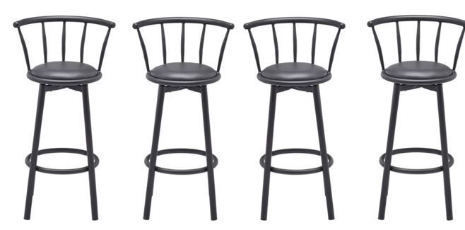 Bessagi Fabio 4 tlg. Barhocker Set für 69,30€ (statt 150€)