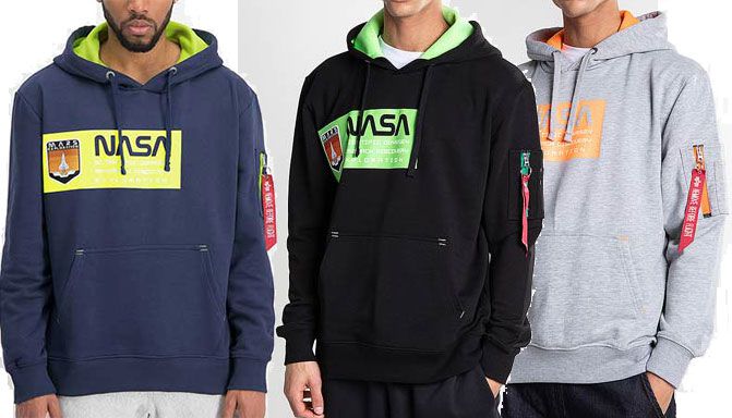 Alpha Industries Hoodie Mars Neon in 3 Farben für je 35,99€ (statt 65€)