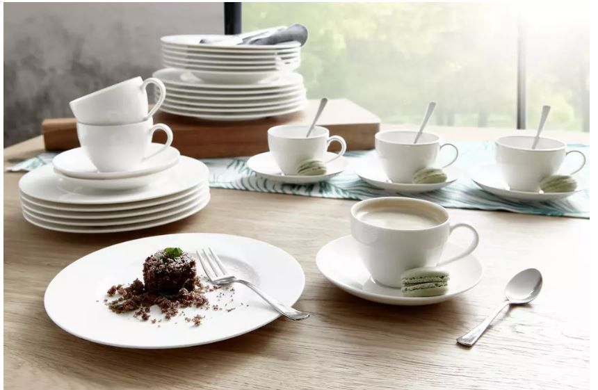 Villeroy & Boch Basic White Geschirr Set 30 teilig ab 95,94€ (statt 120€)