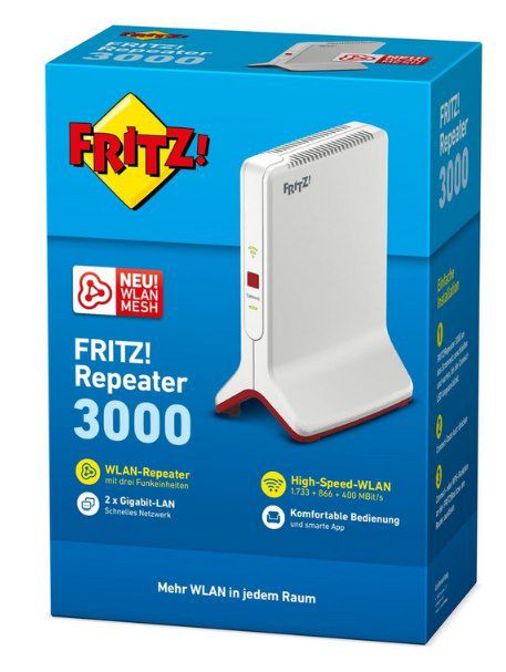 AVM FRITZ!WLAN Repeater 3000 für 99,99€ (statt 115€)