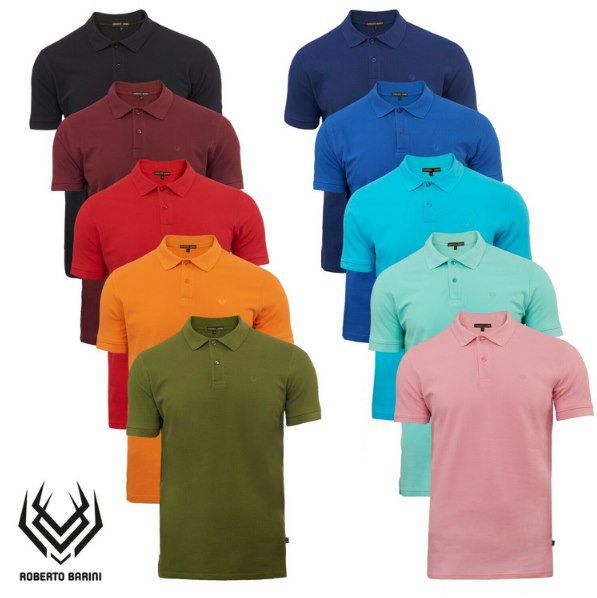 Roberto Barini Polos in 10 Farben bis 3XL für je 13,99€ (statt 22€)