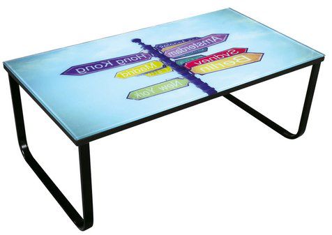 Couchtisch PICTURE Glas mit 3 Motiven ab je 14,25€ (statt 50€)