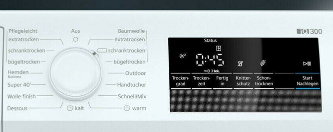 Siemens WT45HVA1 Wärmepumpentrockner (8 kg) für 411,76€ (statt 487€)