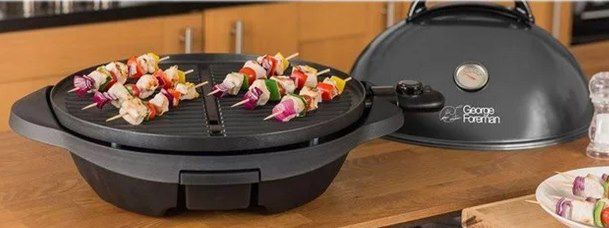 George Foreman 22460   2in1 Elektrogrill mit 2.400 Watt für 89€ (statt 115€)