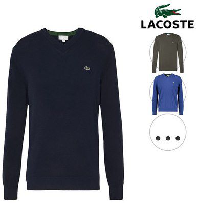 Lacoste AH2183 Pullover mit V Ausschnitt oder Rundhals für je 60,90€ (statt 70€)