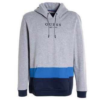 GUESS Hoodie DAVY FLEECE in Grau für 29,99€ (statt 80€)