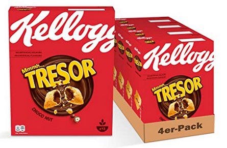 4x Kelloggs Tresor Choco Nut (375g) ab 5,97€ (statt ~10€)   Prime