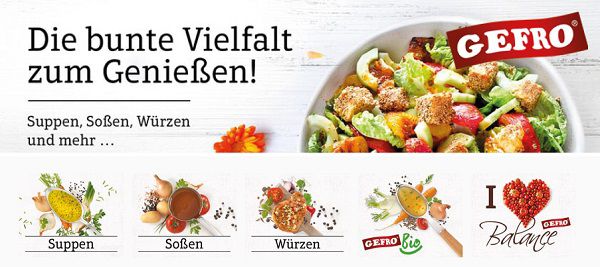 Gratis: Das neue Gefro Probierpaket   nur für Neukunden