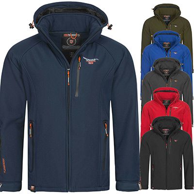 Geographical Norway OMTALBAH Herren Softshell und Regenjacke für 54,90€ (statt 70€)  Restgrößen