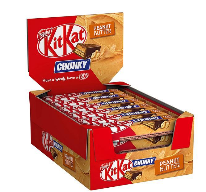 24er Pack KitKat ChunKy Peanut Butter ab 11,87€ (statt 18€)