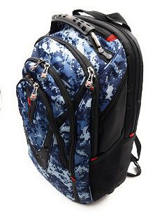 Wenger Ibex Laptoprucksack mit marine pixel Design für 39,99€ (statt 51€)