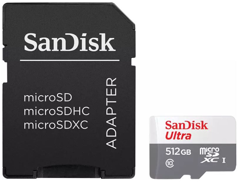 Sandisk Ultra microSD Karte 512GB 120 MB/s für 29,70€ (statt 36€)