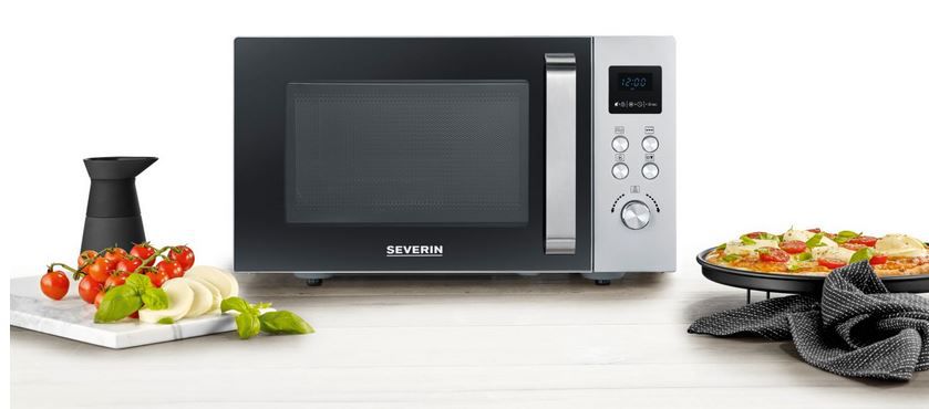 Severin MW 9559   900 Watt Mikrowelle mit Grill für 94,99€ (statt 115€)