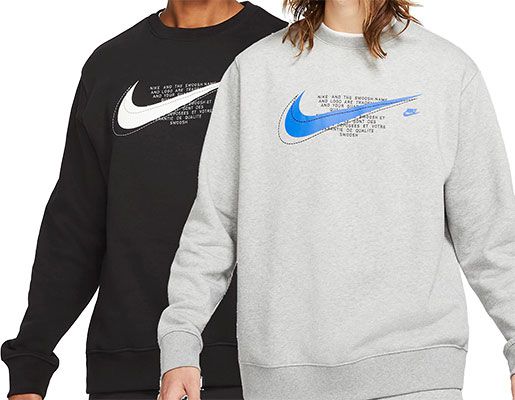 Nike Sportswear Court Fleece Rundhalspullover in 4 Farben für je 34,97€ (statt 50€)