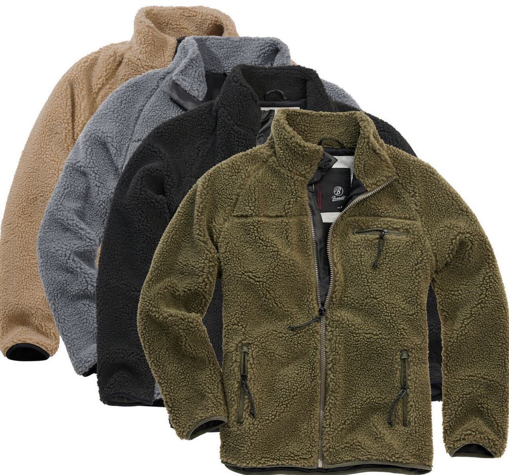 Brandit Herren Teddy Fleece Jacke bis 5XL für 39,90€ (statt 45€)